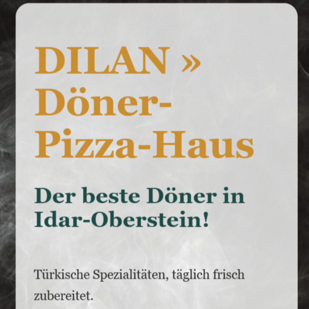 Referenz: DILAN Döner-Pizza-Haus, ein Projekt der Freimann » WEBAGENTUR aus Mainz